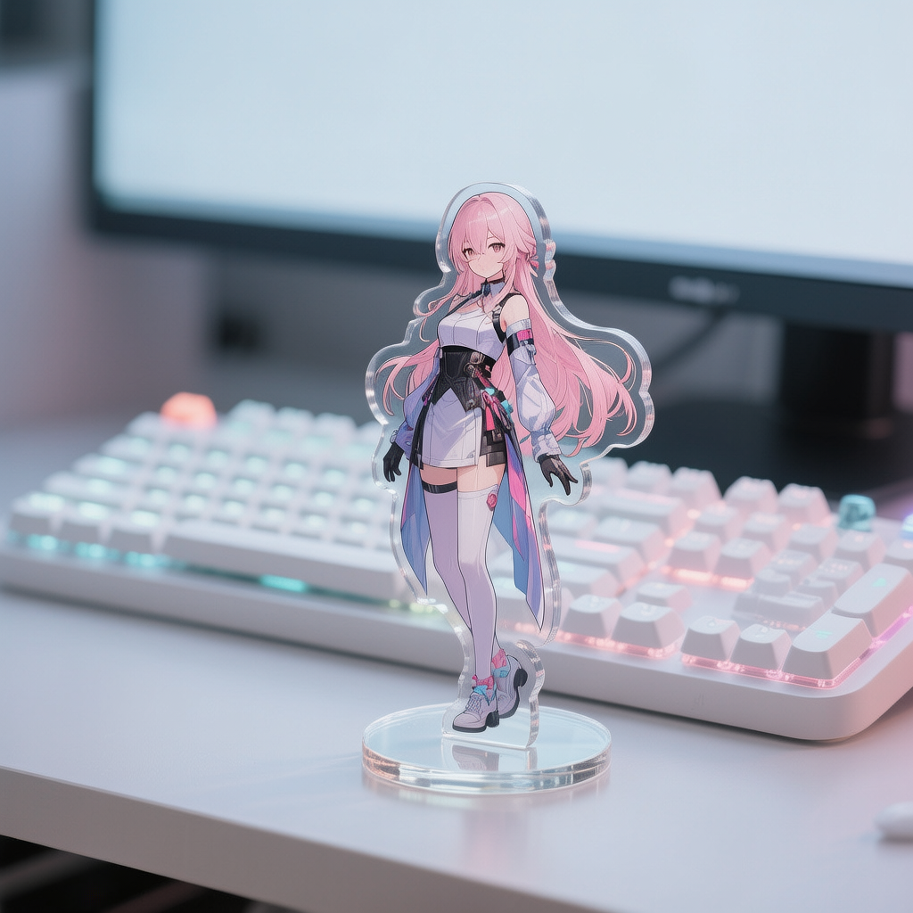 Your Desk Deserves an Attitude: Custom Acrylic Photo Stand - Free Shipping