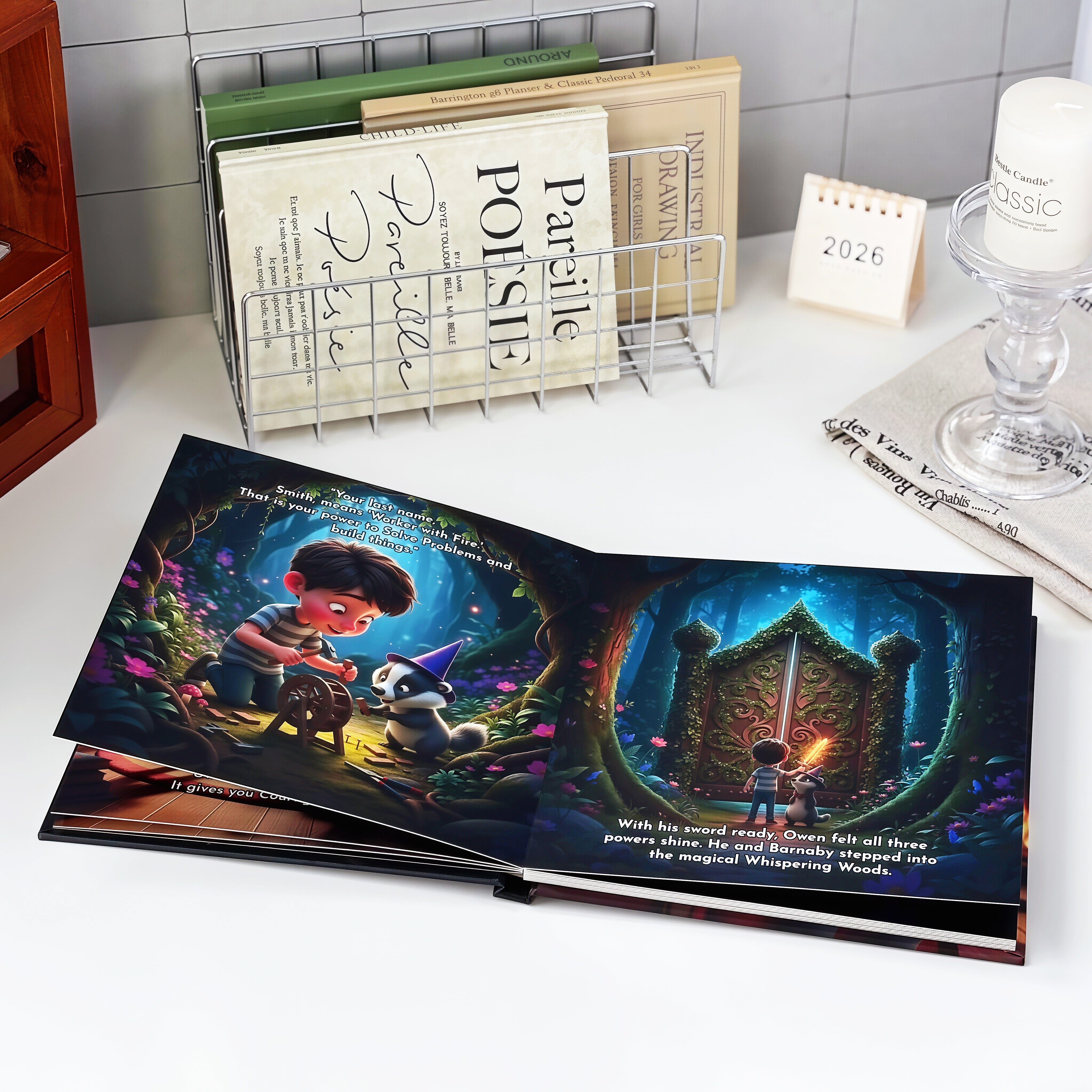 Custom Child's Book: Featuring Your Child as Cartoon Hero