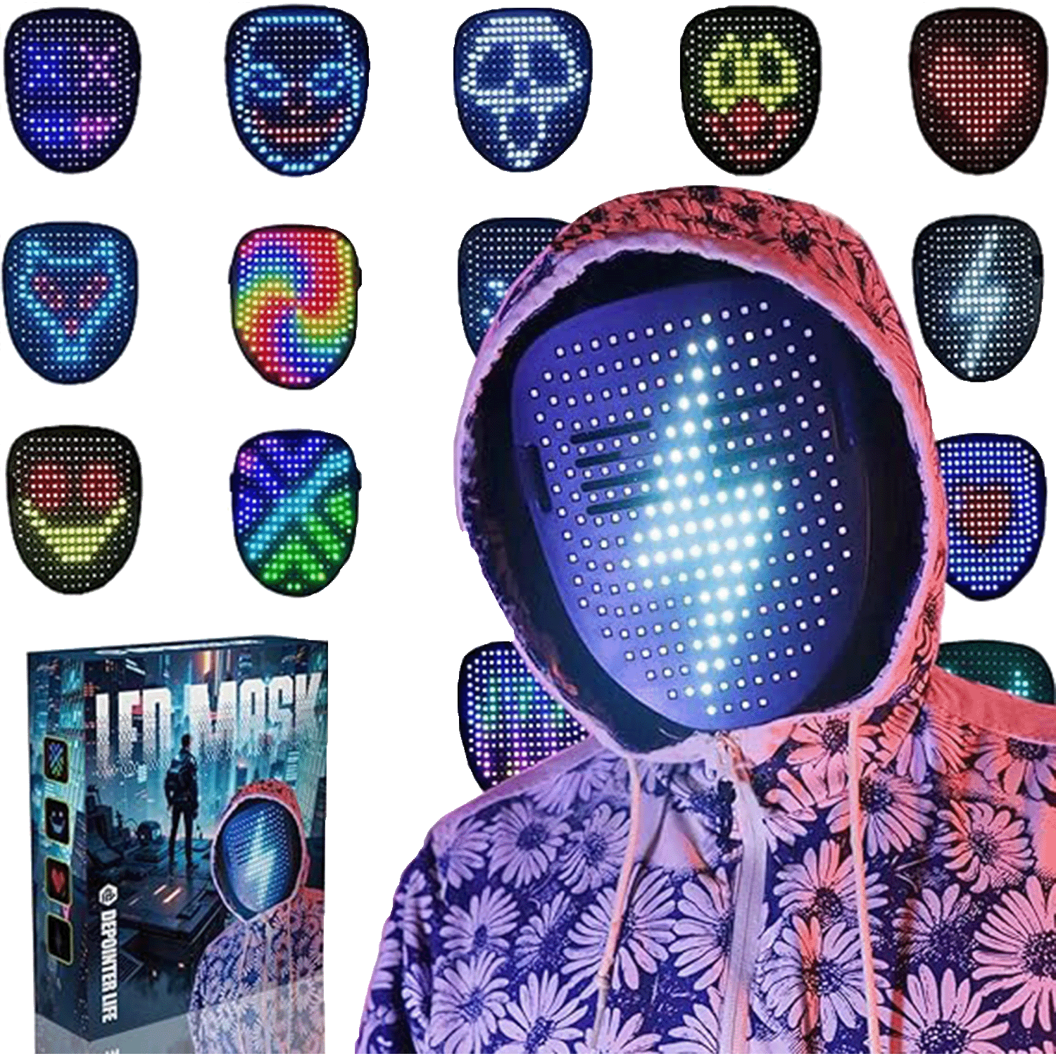 LED Lighted Mask