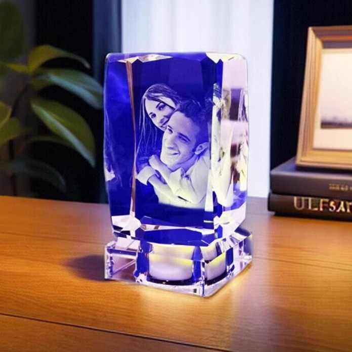 Frozen Your Love in Crystal: Custom 3D LED Photo