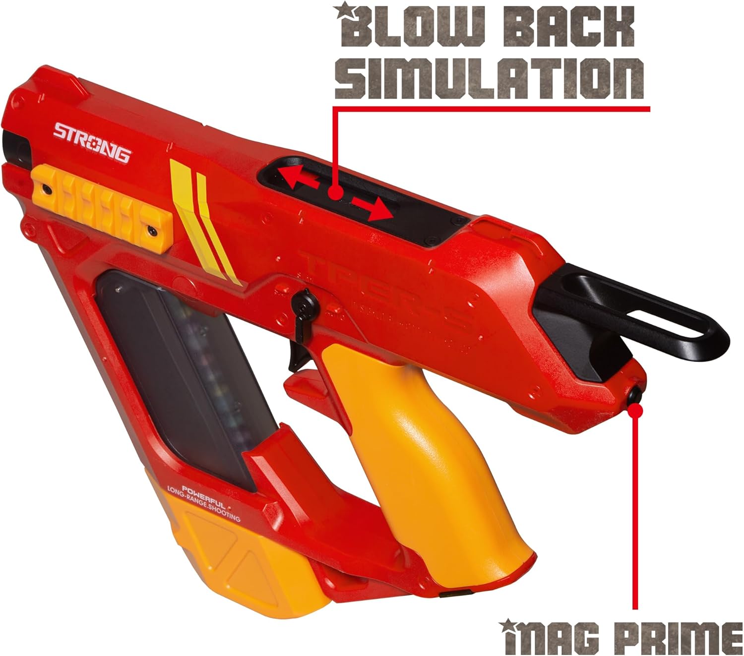 Elektrischer Splatter-Gelball-Obry-Blaster TPER-S – Halb- und Vollautomatikmodus