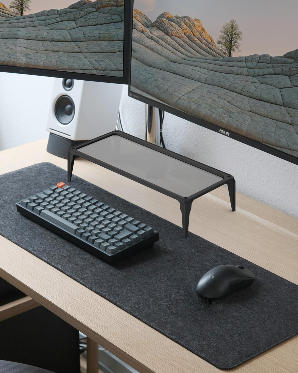 RGB Gaming Desk Shelf