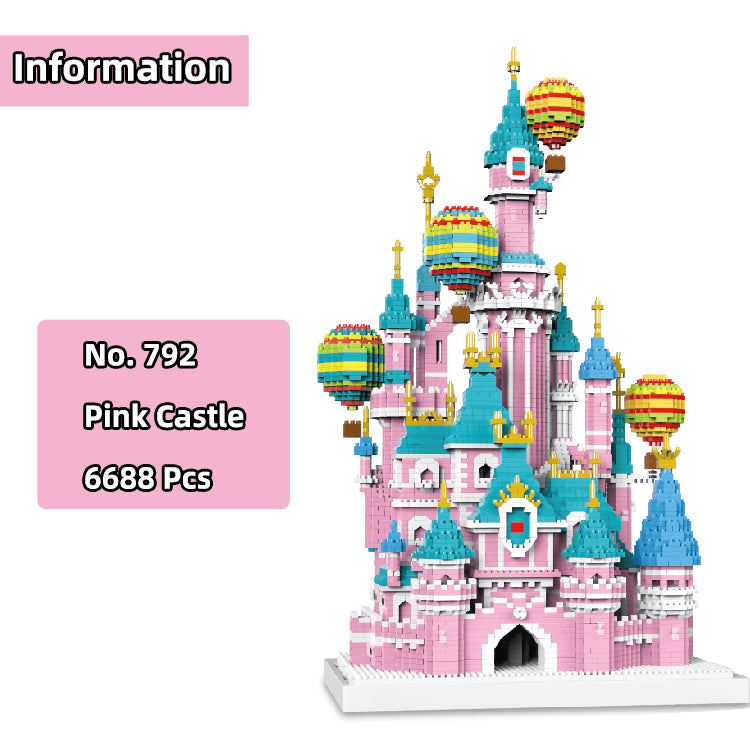 DR. STAR Pink Castle 3D Puzzles