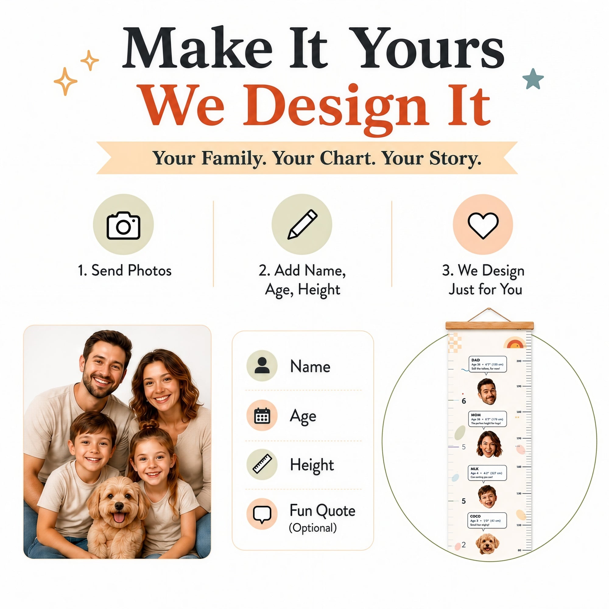 Personalized Height Chart for Kids