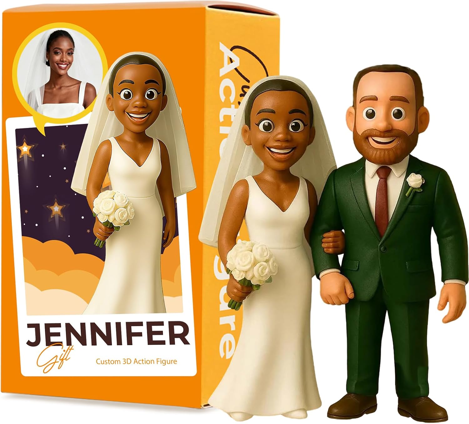 Love, Made Touchable: Custom 3D Chibi-style Figurine