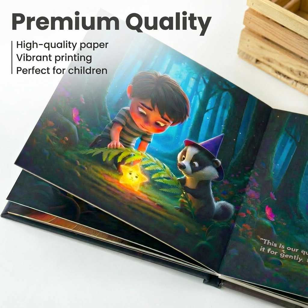 Custom Child's Book: Featuring Your Child as Cartoon Hero