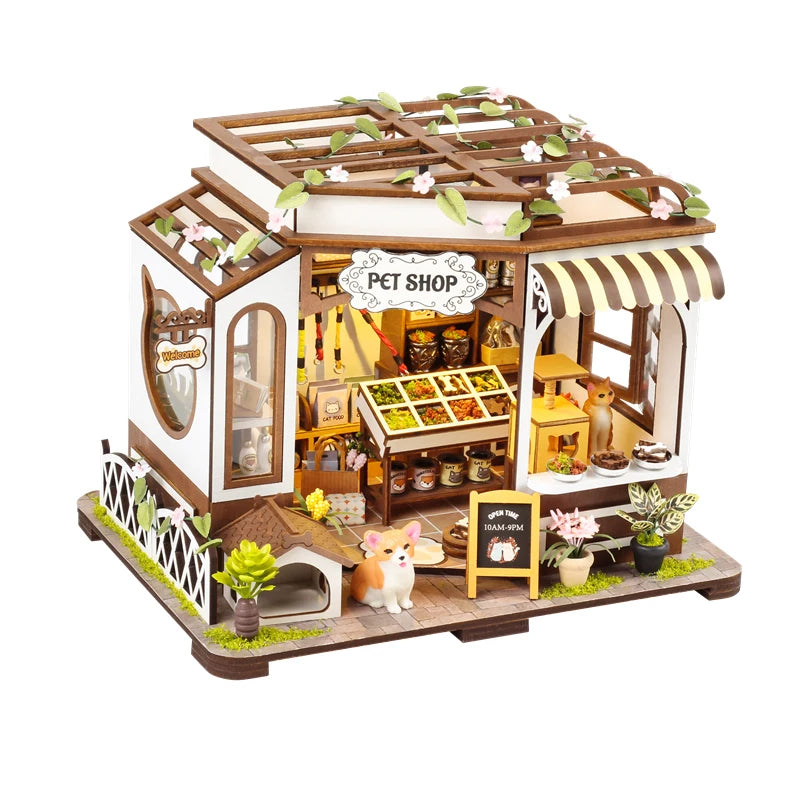 DlY Dollhouse Miniature Kit · Pet Shop