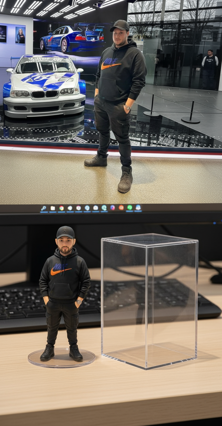 Love, Made Touchable: Custom 3D Chibi-style Figurine