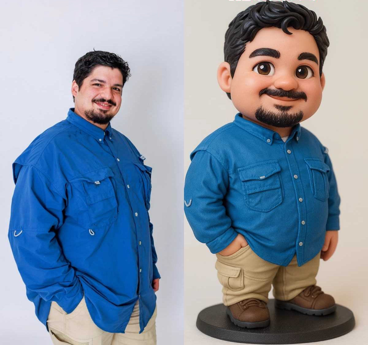 Love, Made Touchable: Custom 3D Chibi-style Figurine