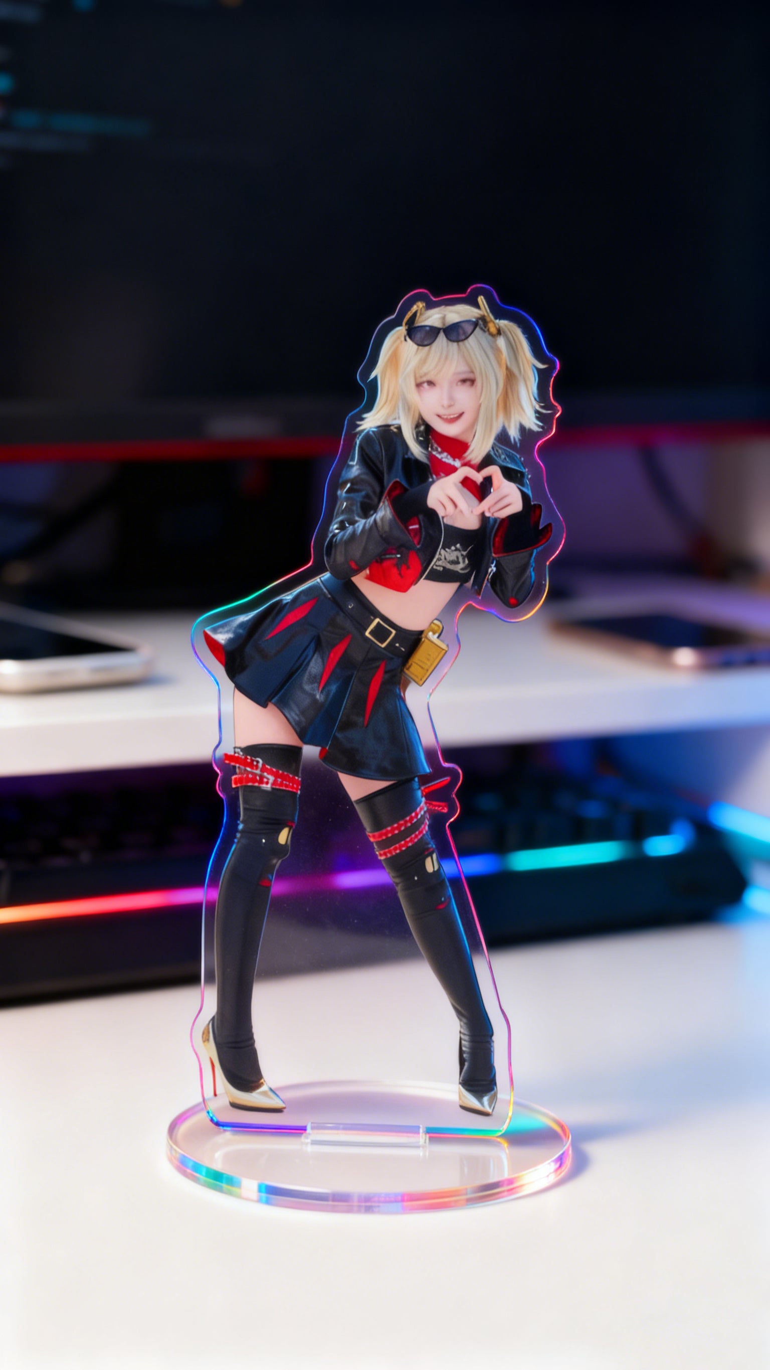 Your Desk Deserves an Attitude: Custom Acrylic Photo Stand - Free Shipping