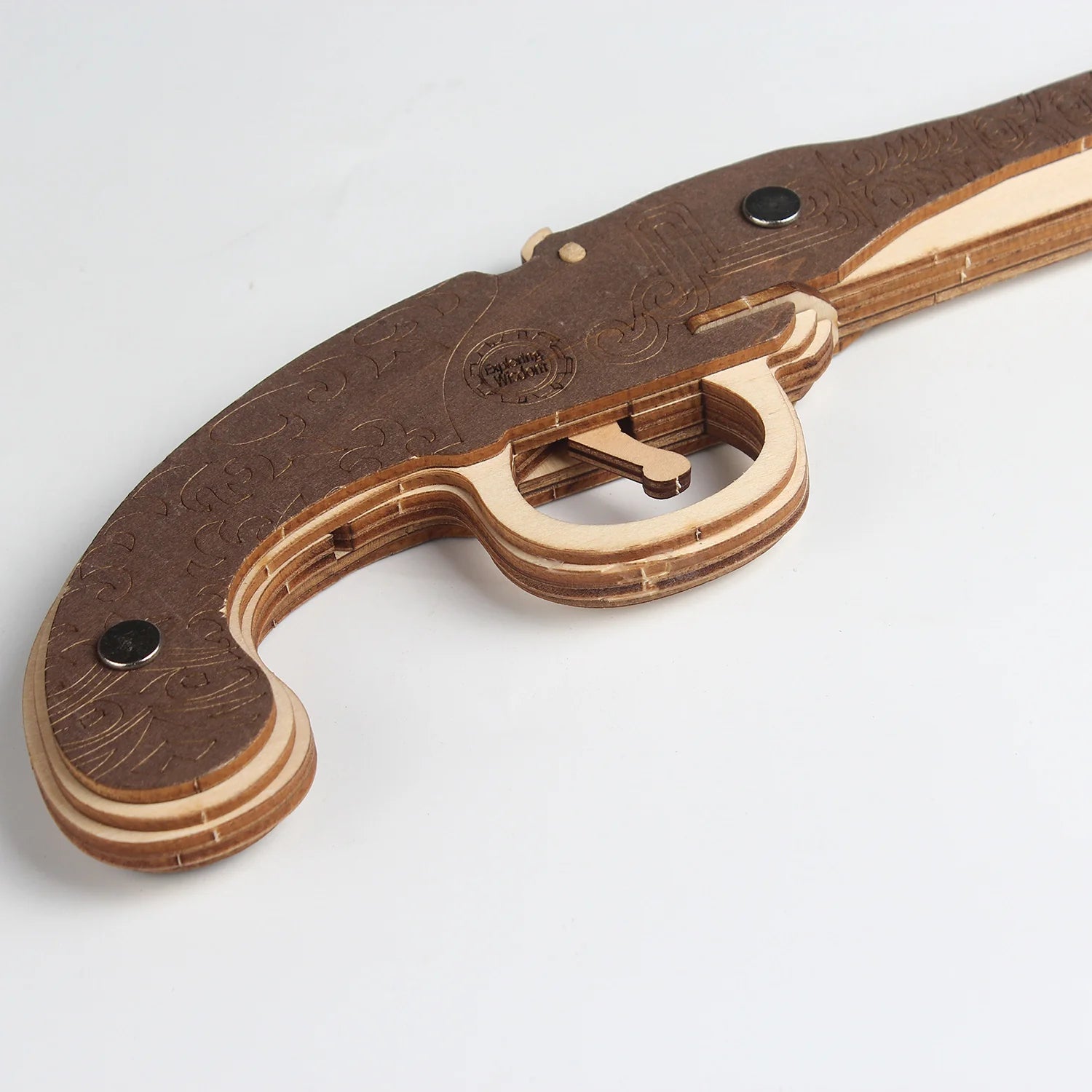 Flint Gun Rubber Band Gun Wood Model