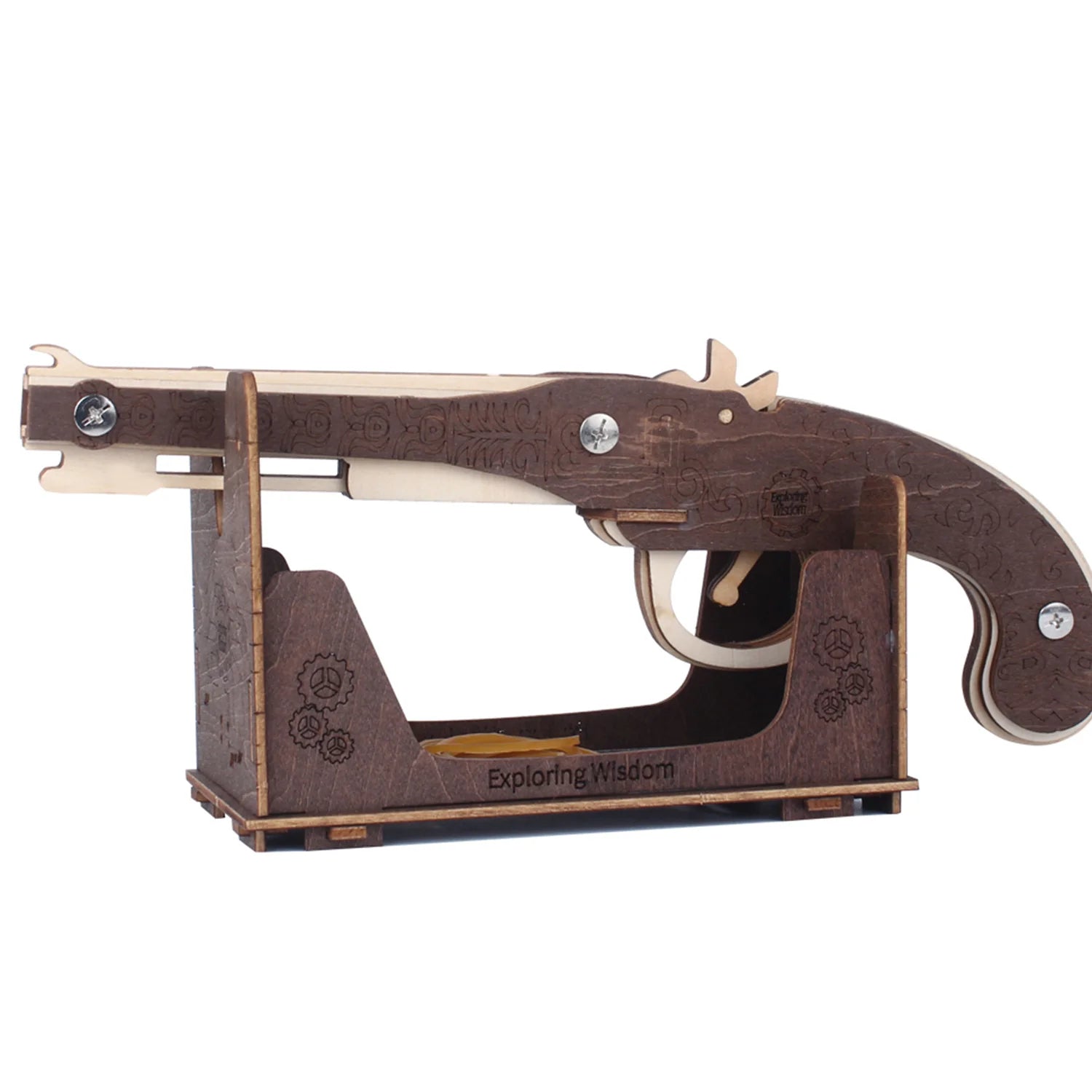 Flint Gun Rubber Band Gun Wood Model