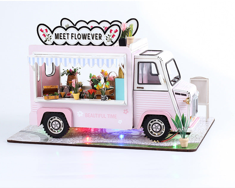 Mini DlY Model House Kit · Flower Cart