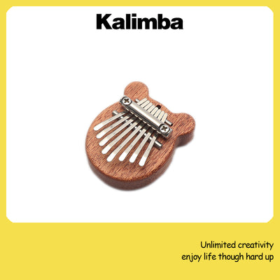 Entlasten Stress 8 Tasten Mini Kalimba Tragbare Finger Klavier Holz