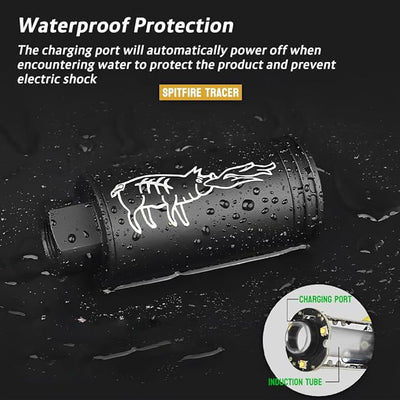 Feuerspeiende Schweine – Airsoft Spitfire Tracer mit 14 mm CCW, Schwarz