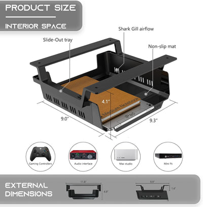 YaGee Under Desk Shelf