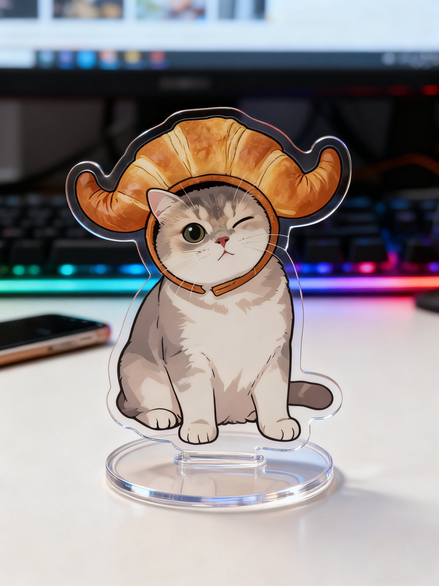 Your Desk Deserves an Attitude: Custom Acrylic Photo Stand - Free Shipping