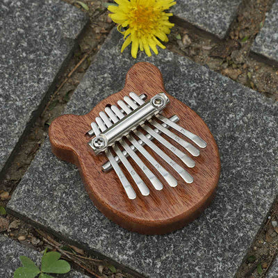 Entlasten Stress 8 Tasten Mini Kalimba Tragbare Finger Klavier Holz