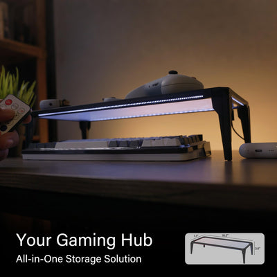 RGB Gaming Desk Shelf