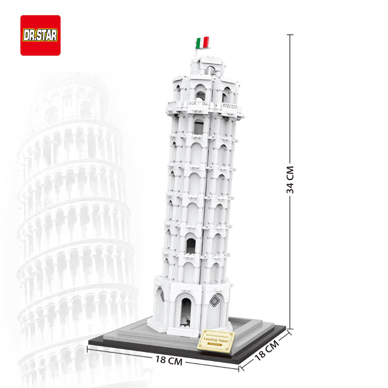 DR. STAR The Leaning Tower of Pisa 3D Puzzles