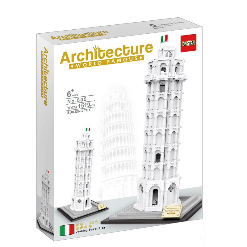 DR. STAR The Leaning Tower of Pisa 3D Puzzles
