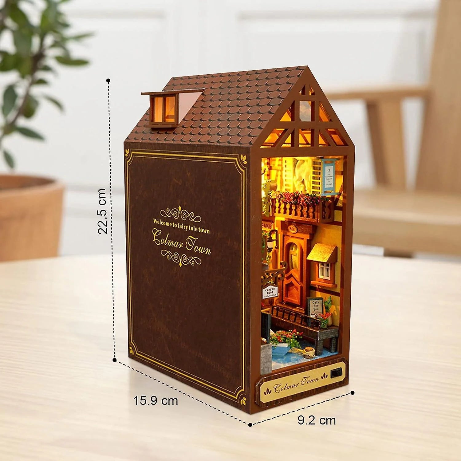 Miniature Book Nook kit · Colmar Town