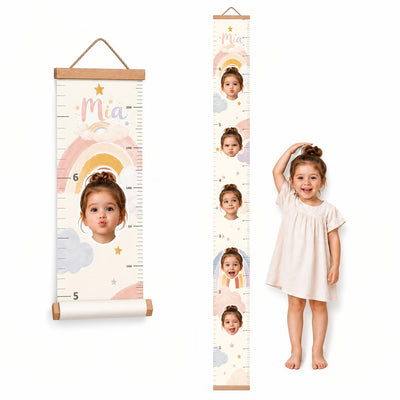 Personalized Height Chart for Kids - Cartoon
