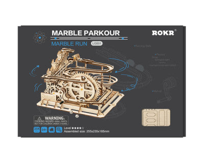 Wooden Mechanical Marble Run Parcour Puzzles