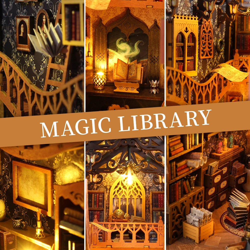 DIY Book Nook Kit · Magic Library